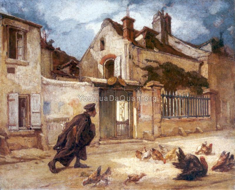 A Judge Going to Court - 托马斯·库图尔